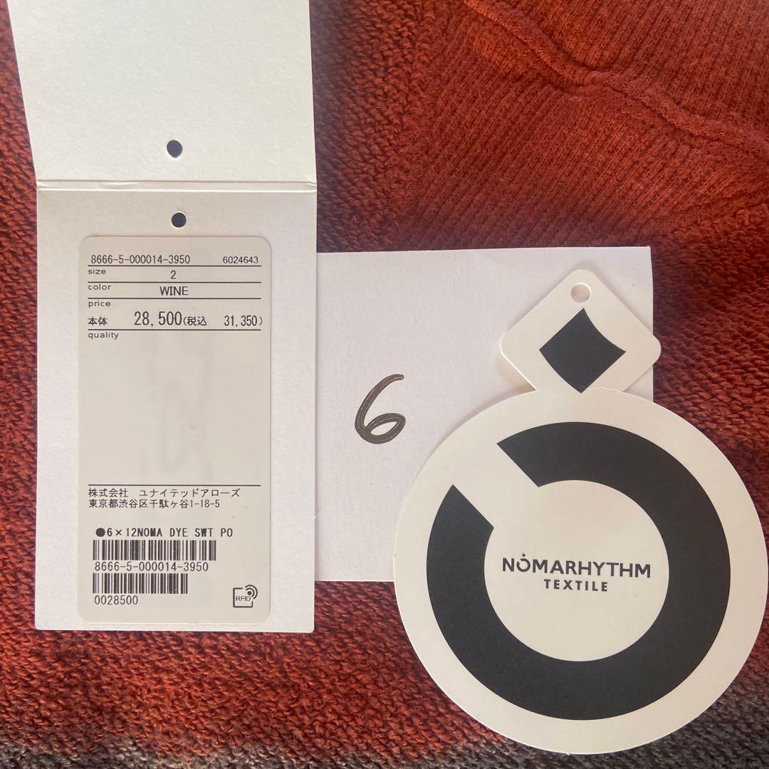 roku 6 ロク 別注 NOMARHYTHM 新品未使用 スウェット - メルカリ