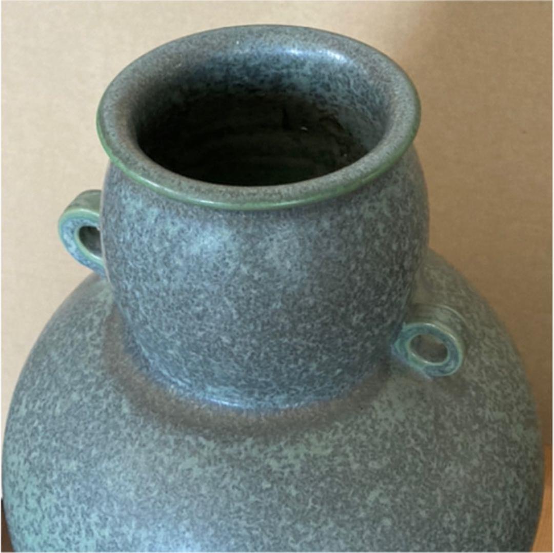 花瓶 壺 白峰作 28.5cm