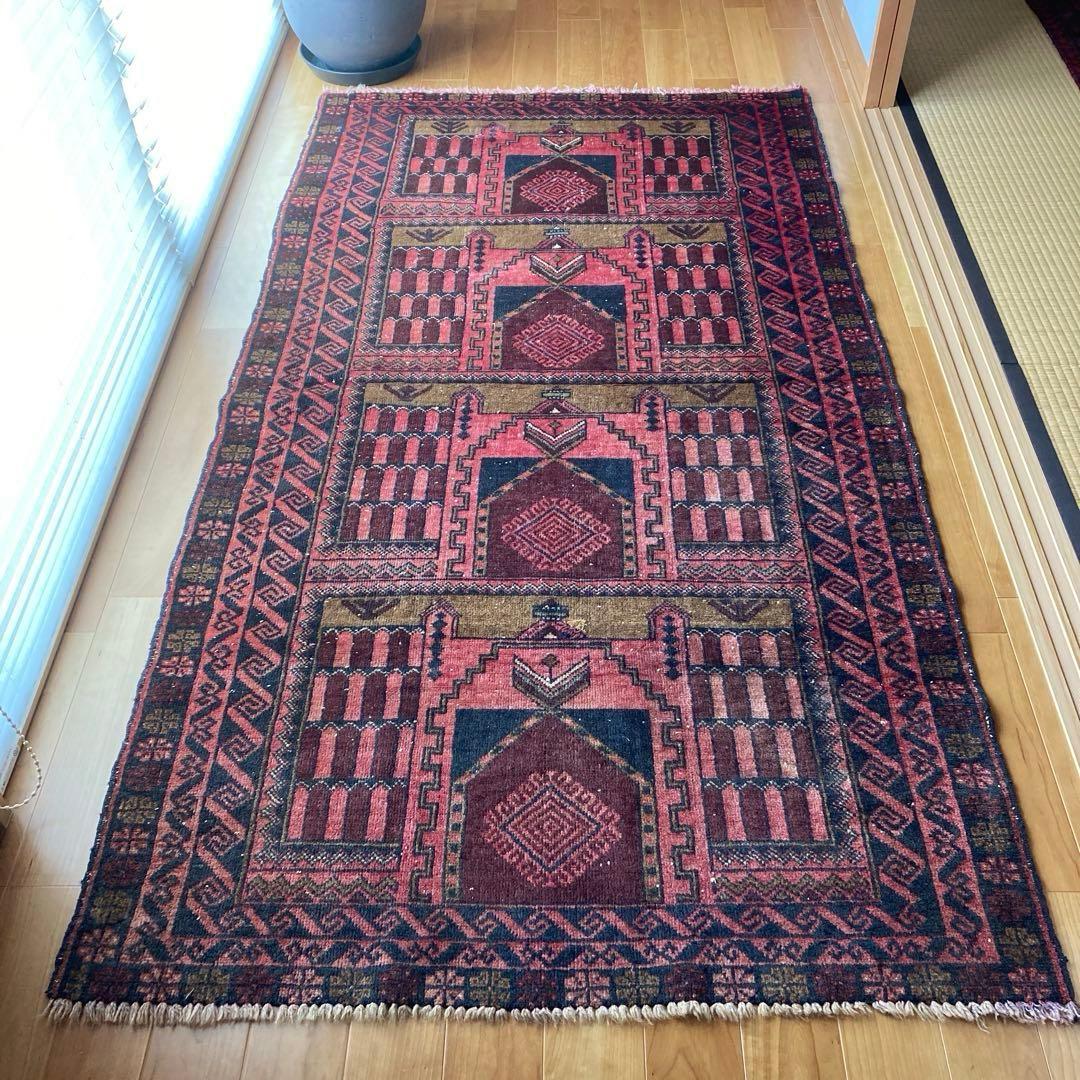 ヴィンテージラグ　トライバルラグ　バルーチ トライバルラグ[バルーチ] 1990年代 / OR582 | ボー・デコール