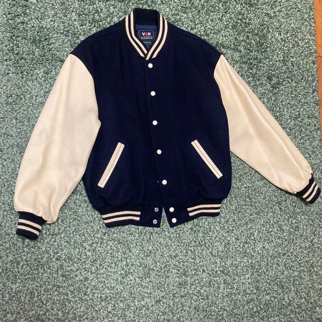 VANビンテージスタジャン ネイビー VANビンテージスタジャン ネイビー