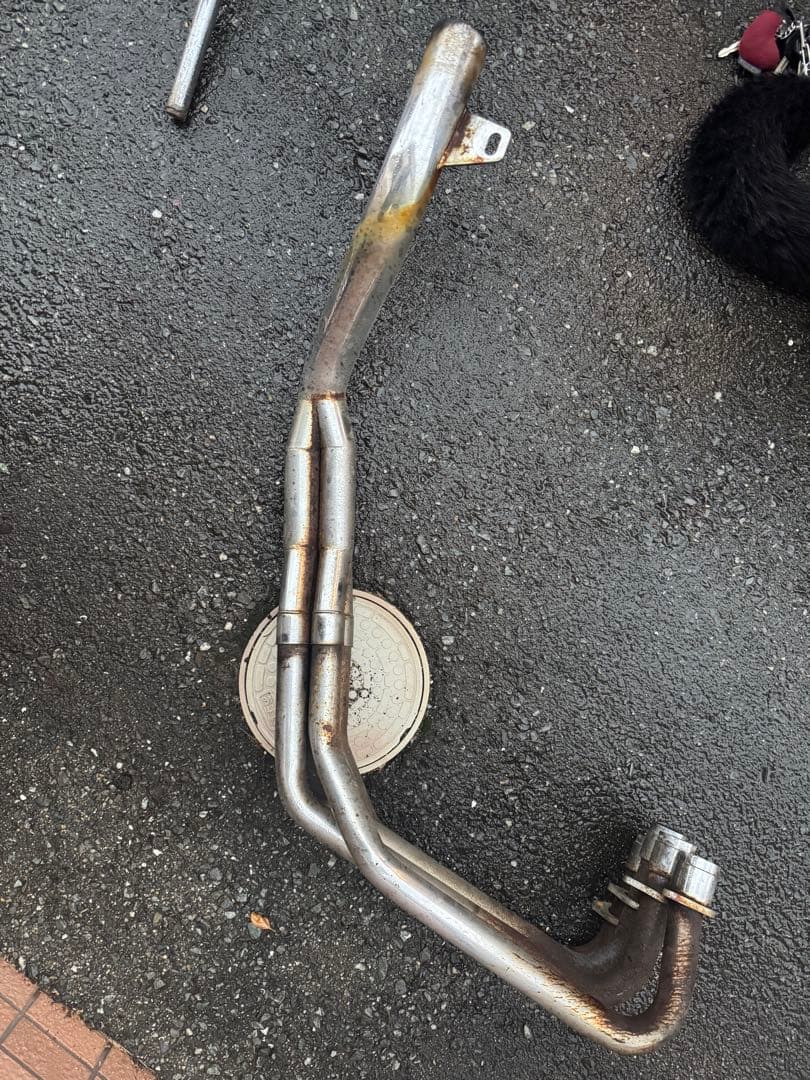 ワルツ機械 ゼファー用 50.8パイ ワルツ機械曲げマフラーアウタータイプメッキ ゼファー400 / パステル