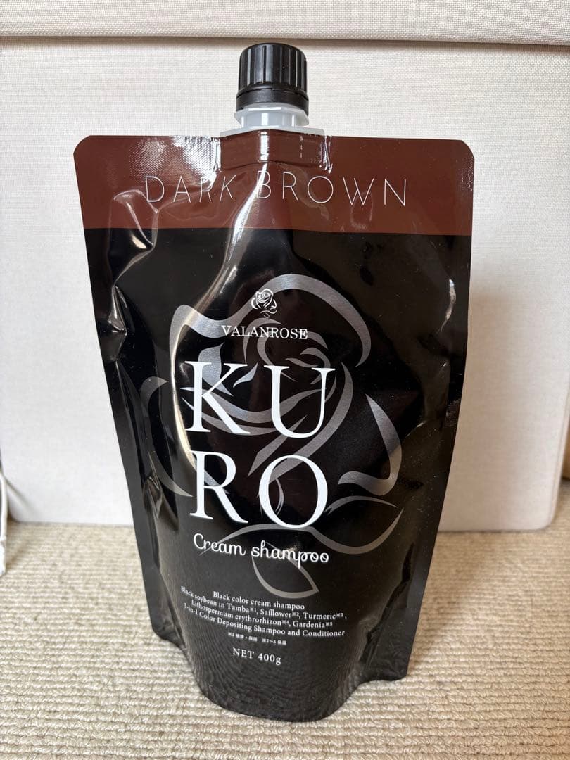 VR クロクリームシャンプー ダークブラウン KURO - メルカリ