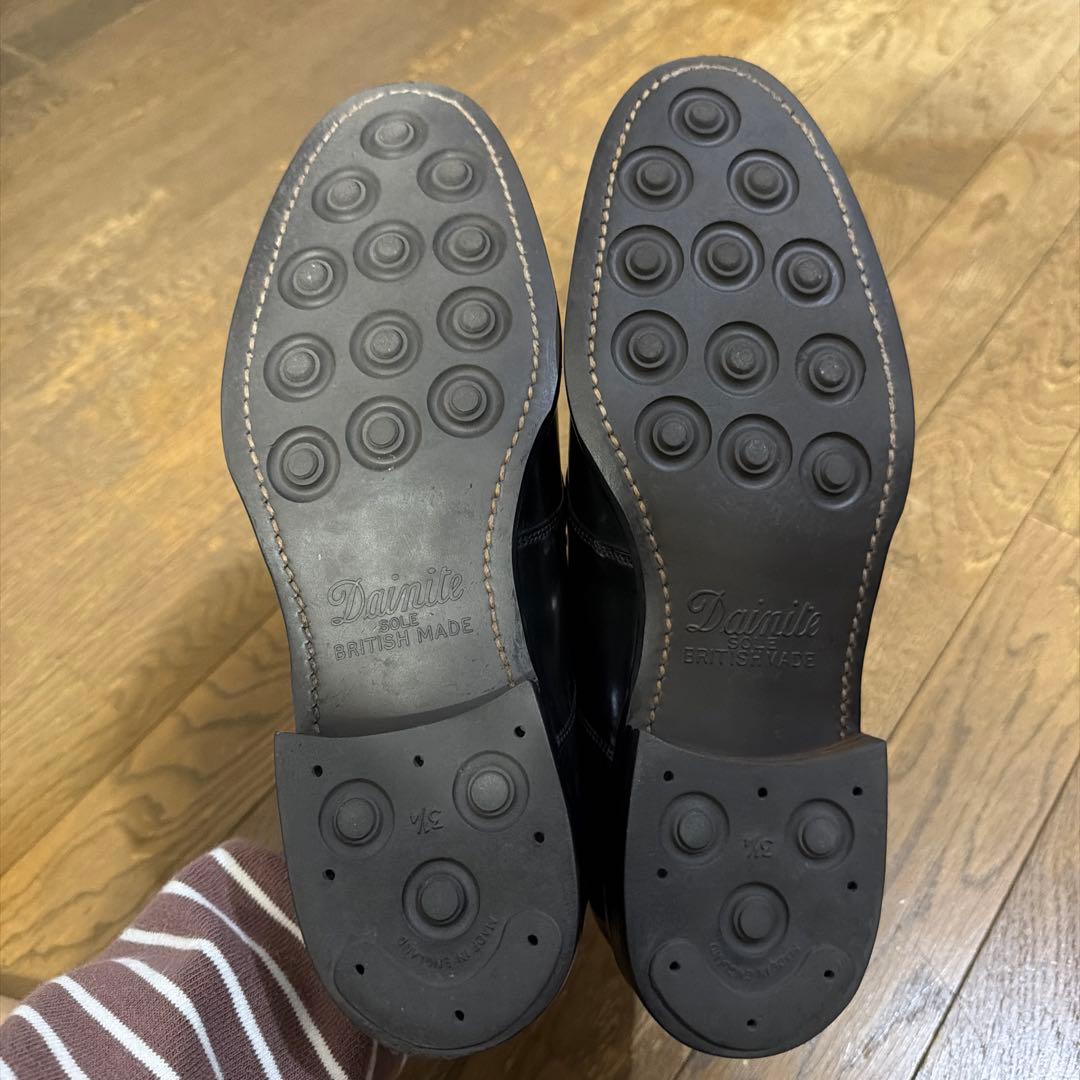 MEERMIN メルミン コードバン サドルシューズ ブラック 7 - メルカリ