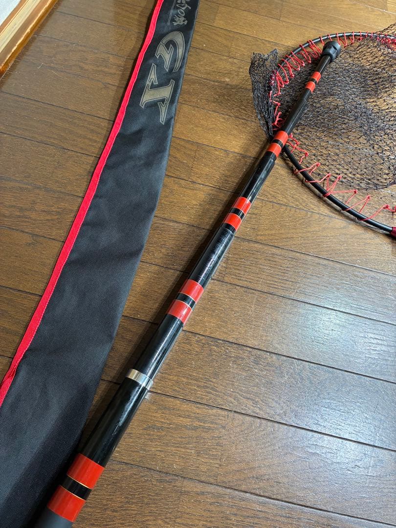 がまかつ タモの柄 GX 530 枠網セット 検）サンライン 釣士道 ダイワ
