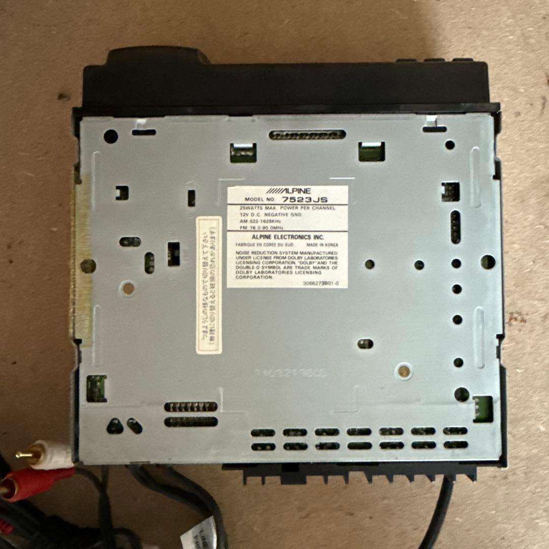 ALPINE 7523JS 1DIN カセットデッキ - メルカリ