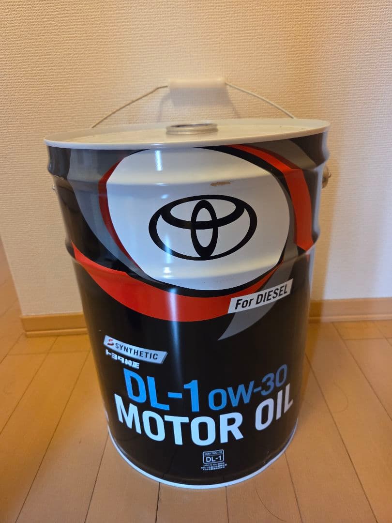 トヨタ純正エンジンオイル DL-1 0W-30　20L Amazon.co.jp: TOYOTA ディーゼルエンジンオイル DL-1 0W30 20L 08883