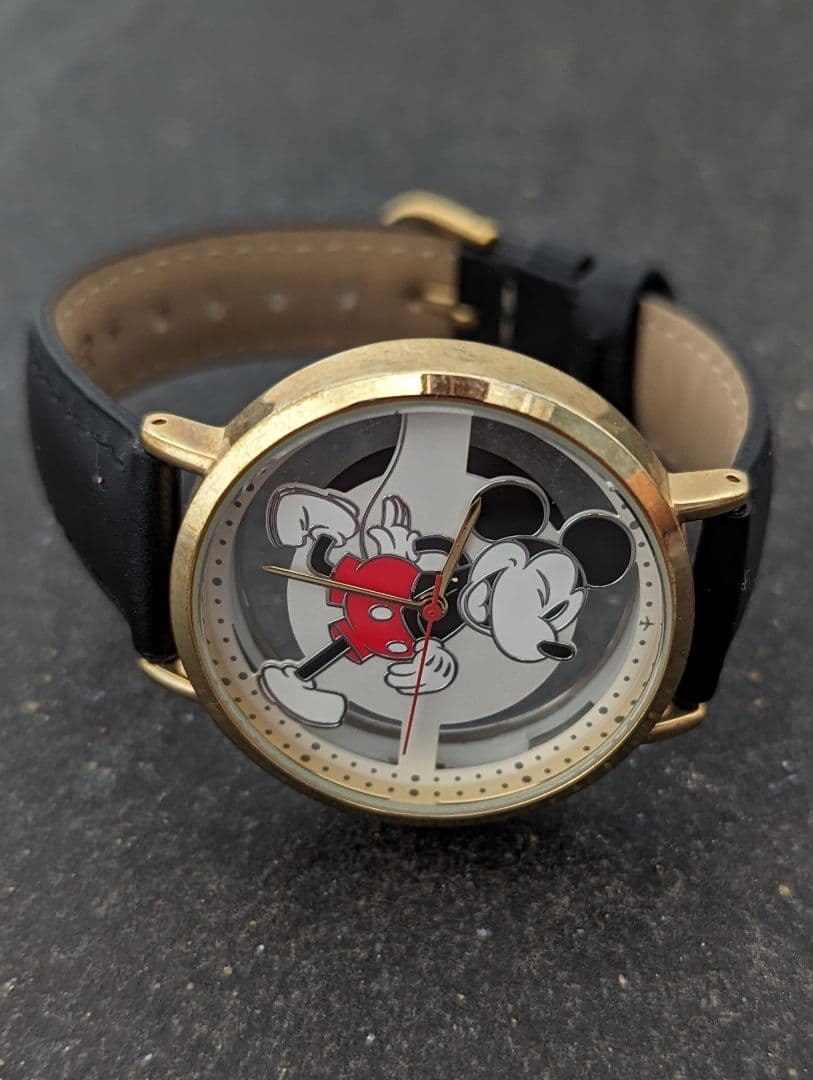 電池交換済み Disney×JAL ディズニー×JALコラボ 腕時計 ミッキー