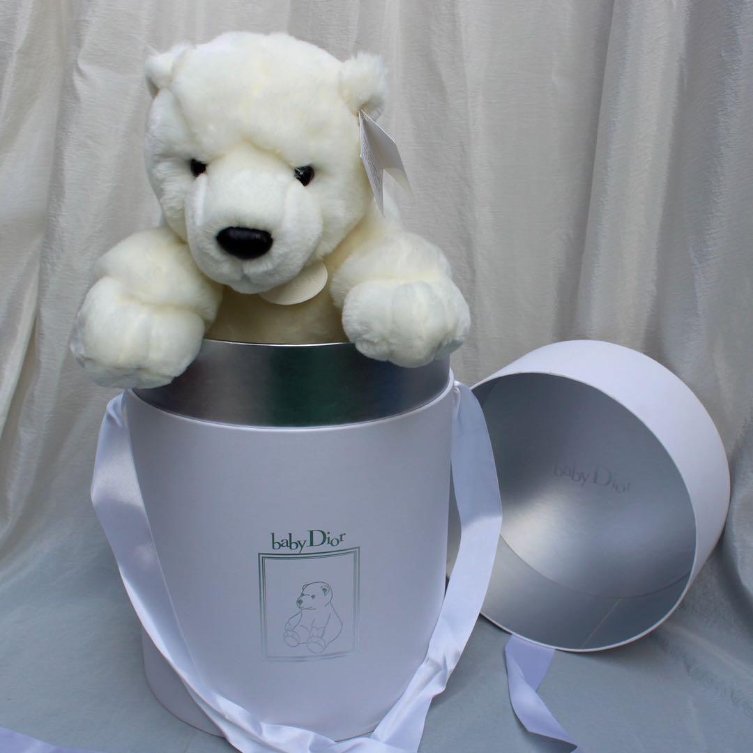 ♥Christian Dior ホワイトクマ ぬいぐるみ テディベア baby - メルカリ