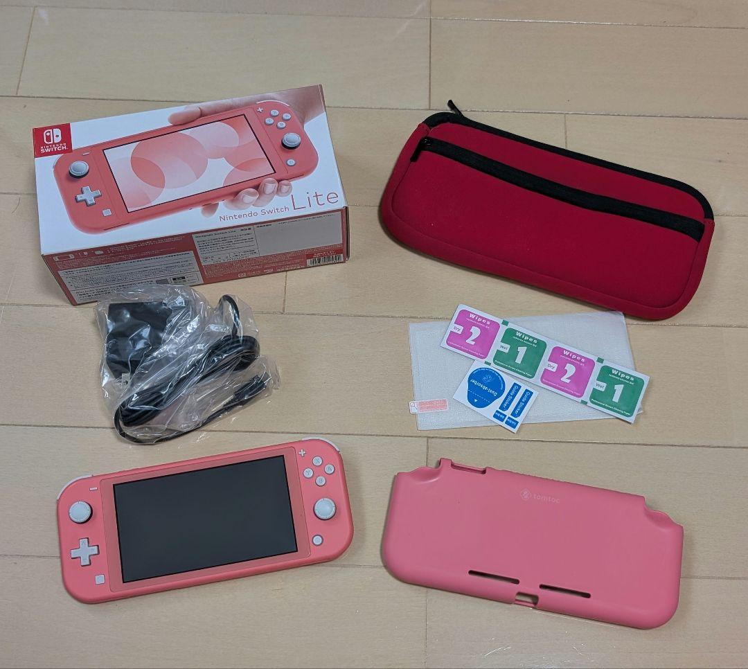 【おまけ付】Nintendo Switch Lite ピンク 本体 Nintendo Switch Lite Console, Turquoise, Handheld Gaming System