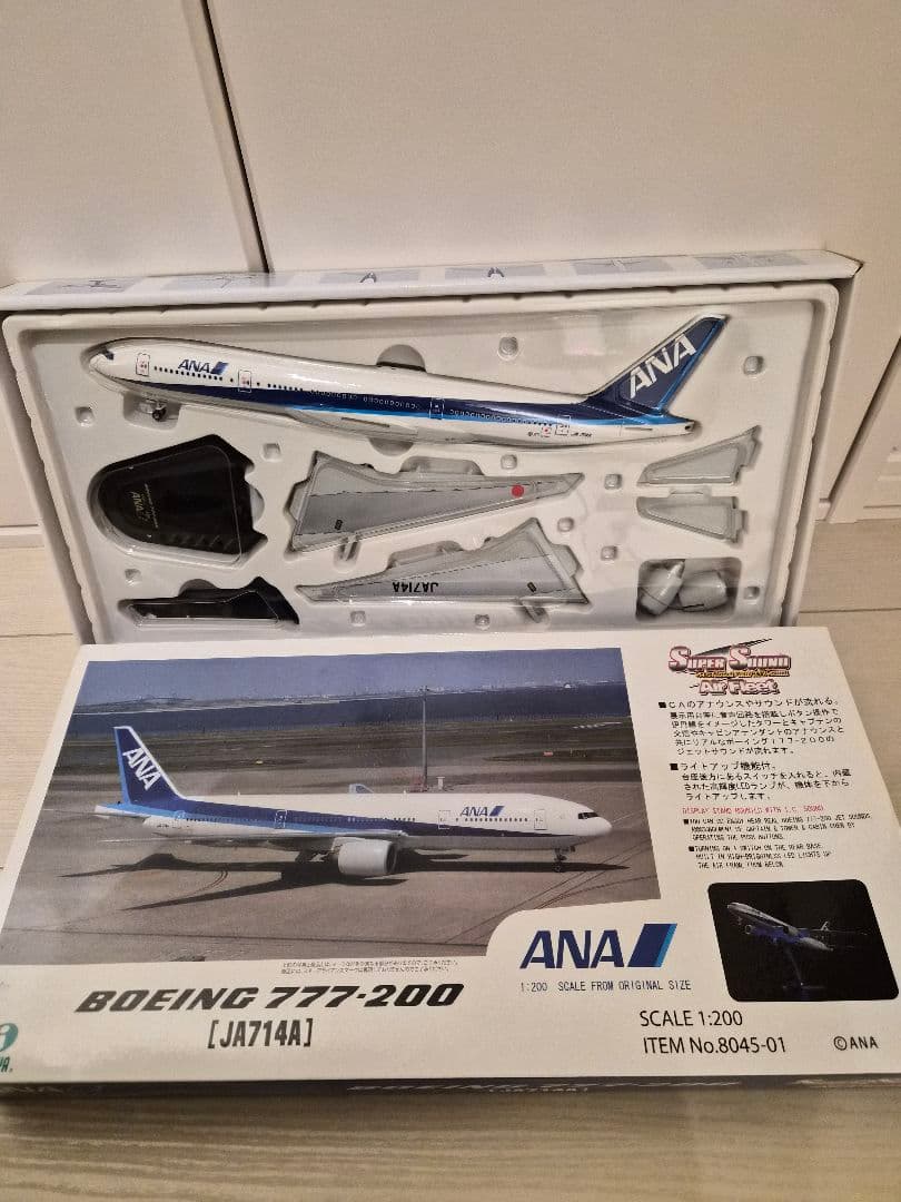 レア！！ANA Boeing 777-200 1/200 スケールモデル ボーイング 777-200 ANA (プラモデル) - ホビーサーチ ミリタリープラモ