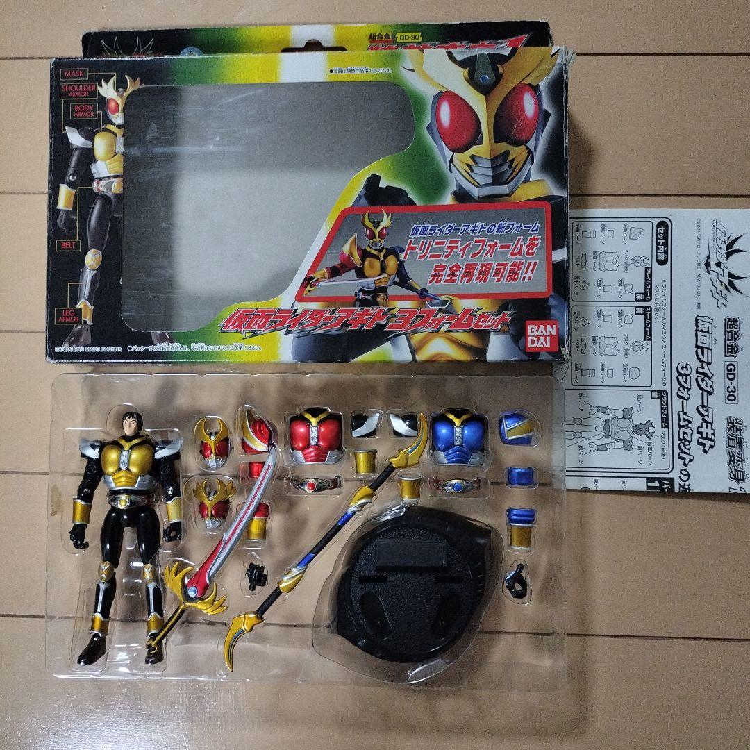 仮面ライダーアギト フィギュア 超合金 装着変身1 3フォームセット