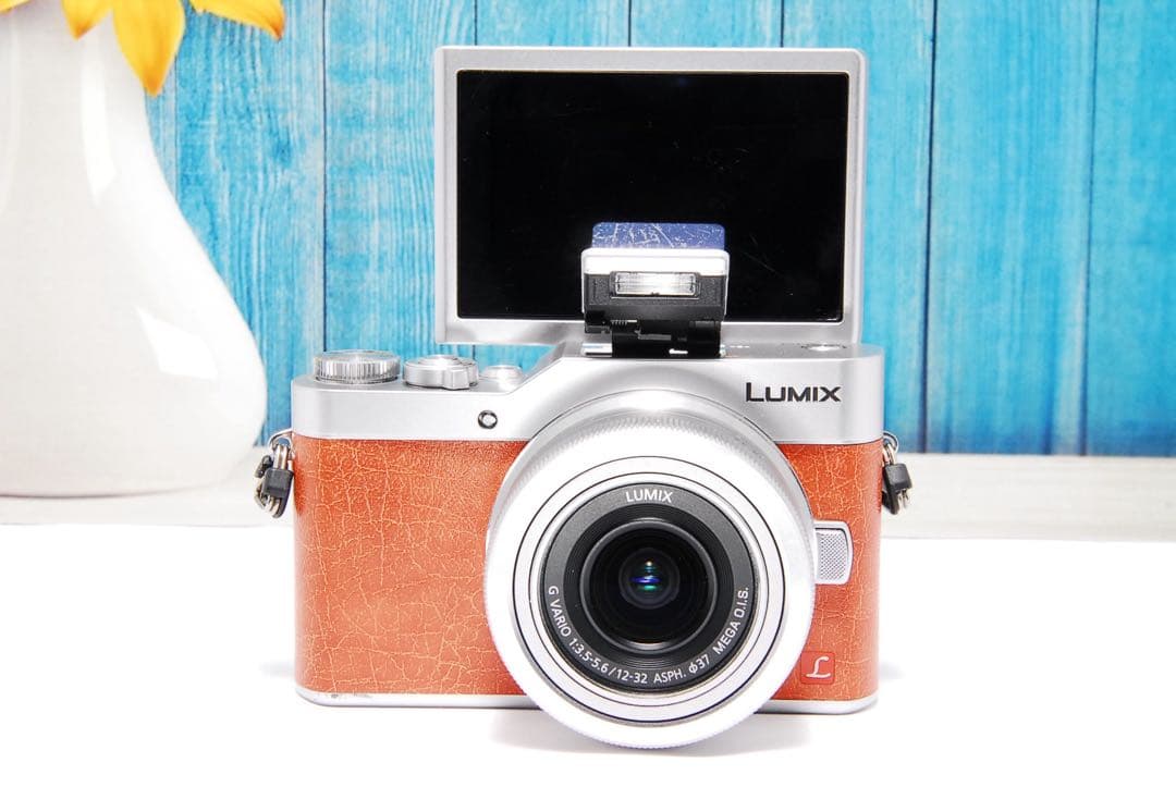 LUMIX GF9 オレンジ 4k SNS Wi-Fi チルト ミラーレス