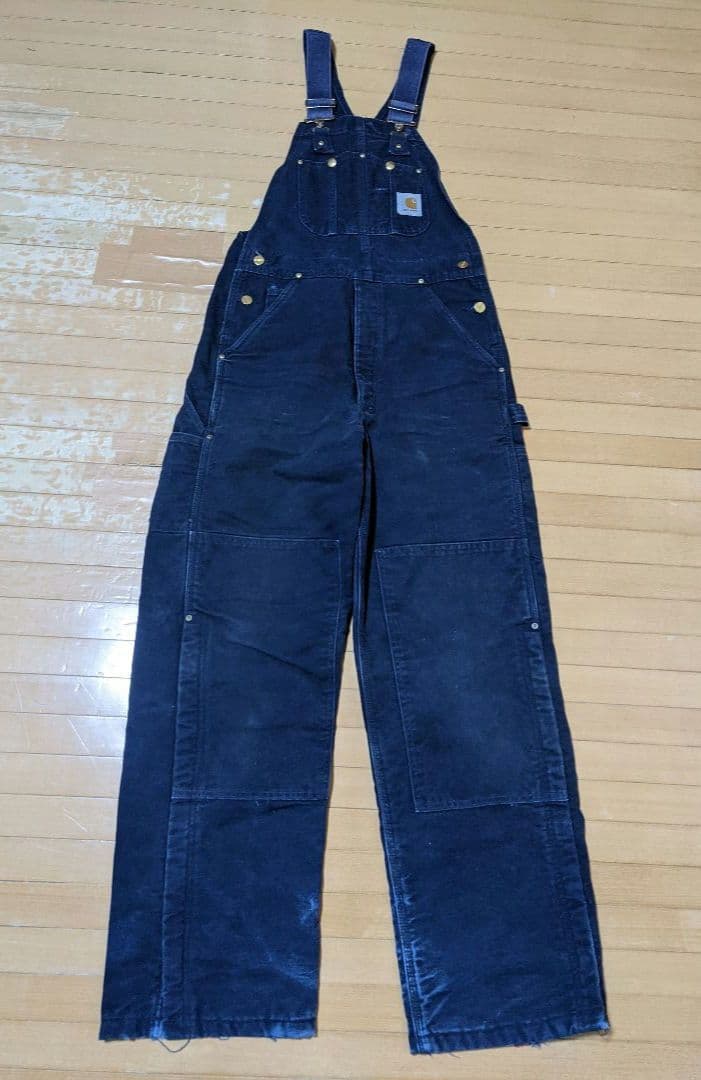 Carharttカーハート キルティングオーバーオール(32×32) 00s USA製 carharttカーハート キルティングライナー ダック地