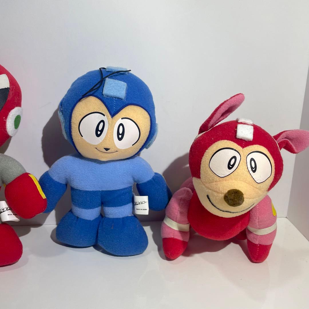 レア CAPCOM カプコン ロックマン ぬいぐるみ 4種 まとめ 当時物