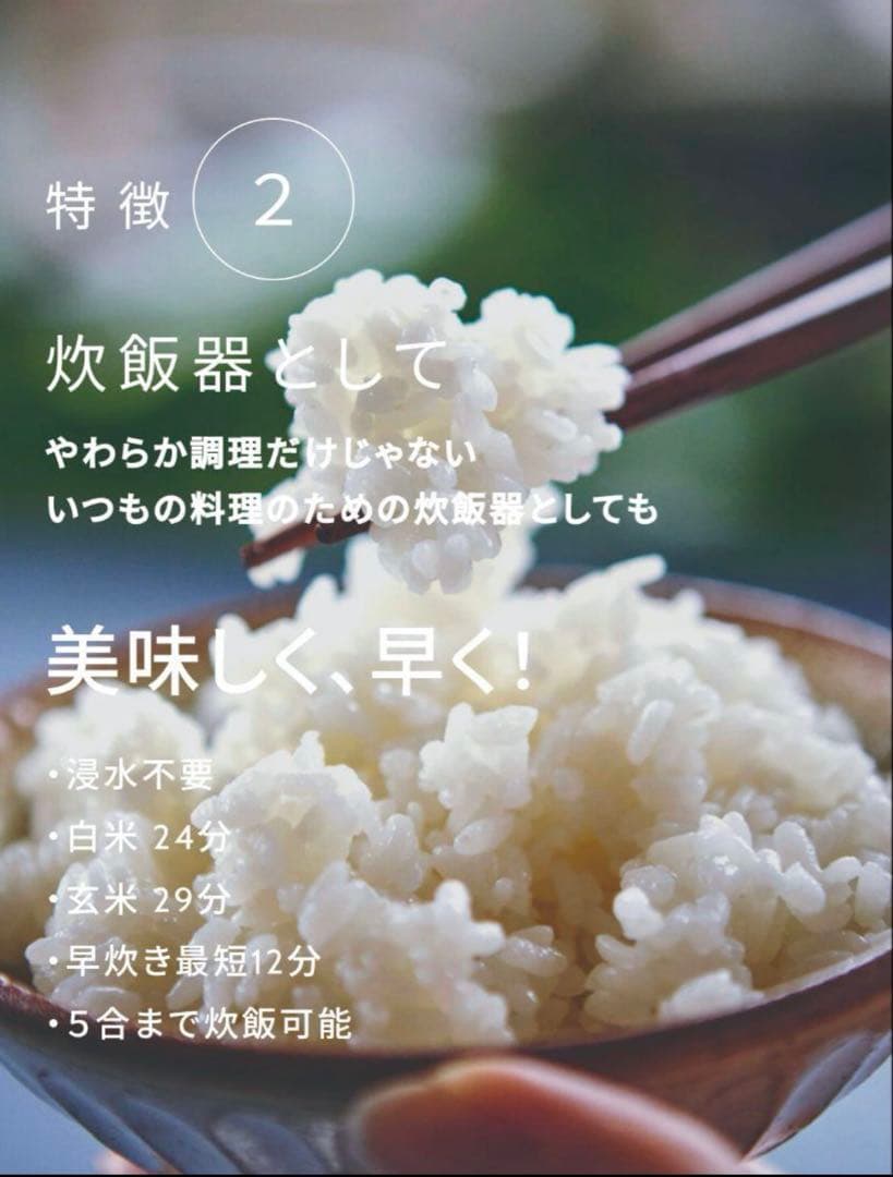 極美品】GIFMOデリソフター電気圧力鍋1台3役 動作確認済み❗️ 介護用