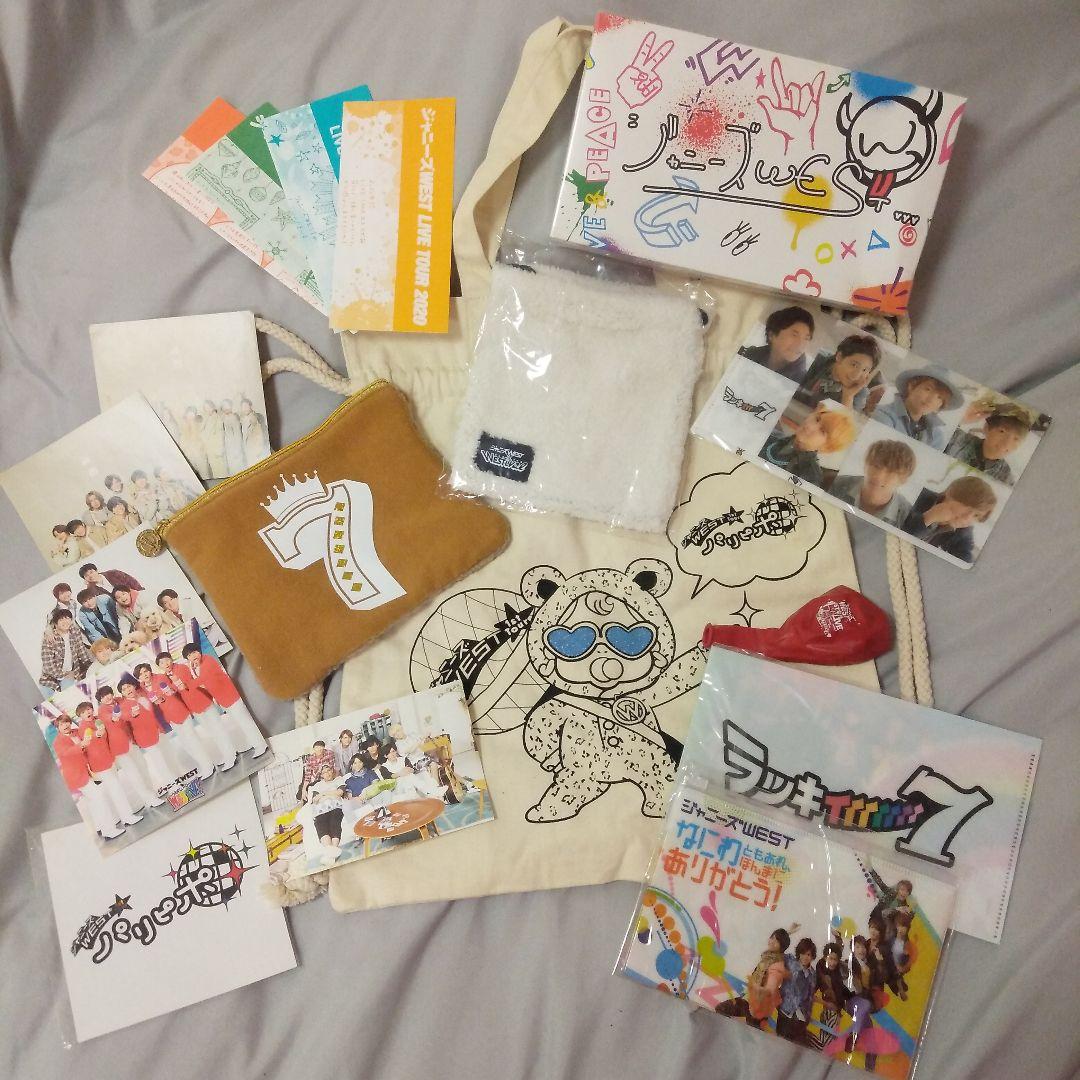 ジャニーズWEST.グッズ:チケット入れ、パリピポくんツアーバック重岡大