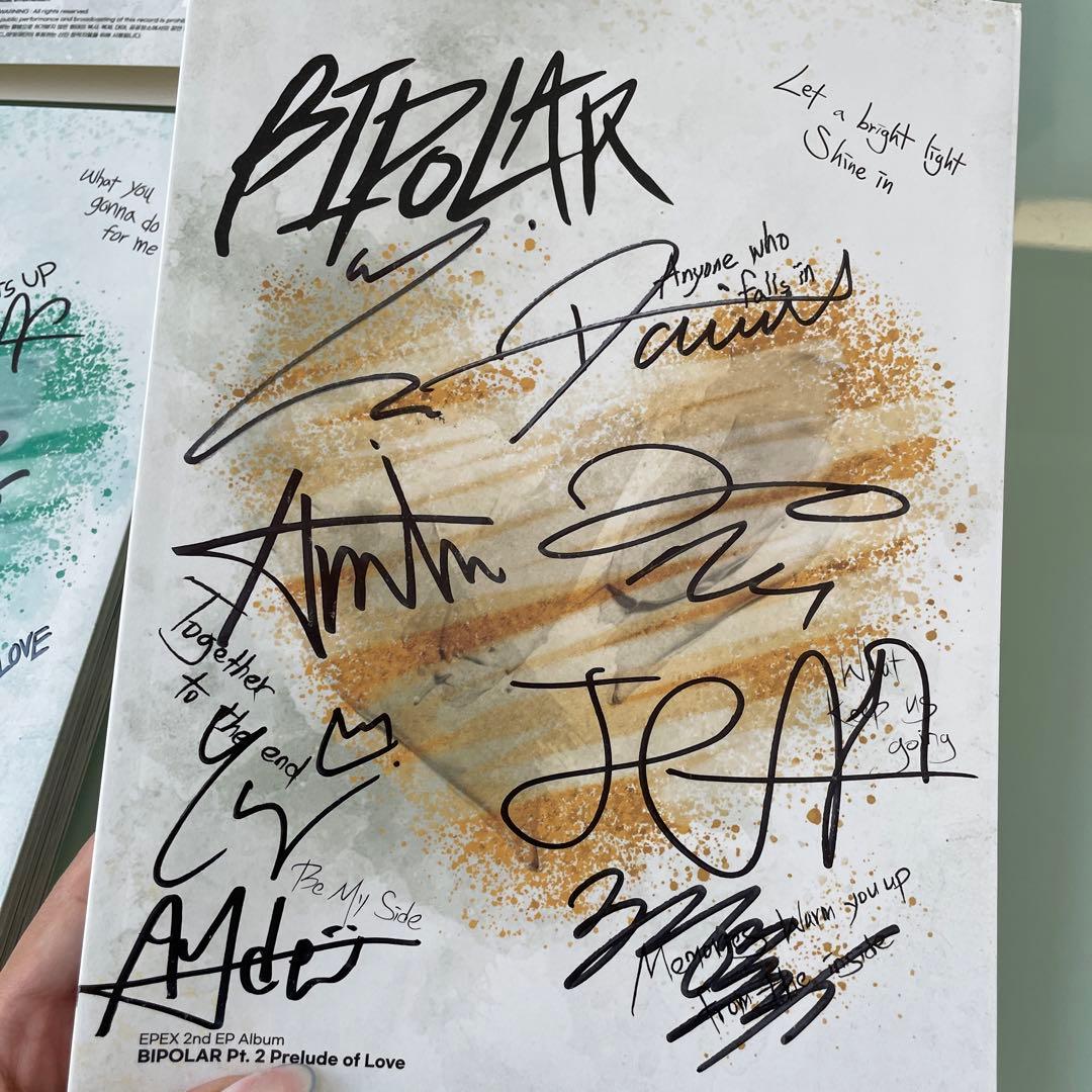 EPEX イペ Mwave サイン サイン入り CD トレカ - メルカリ