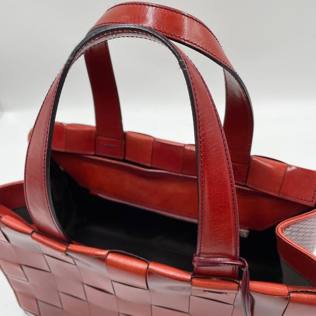 極美品 ステファンケリアン ハンドバッグ イントレチャート フランス製