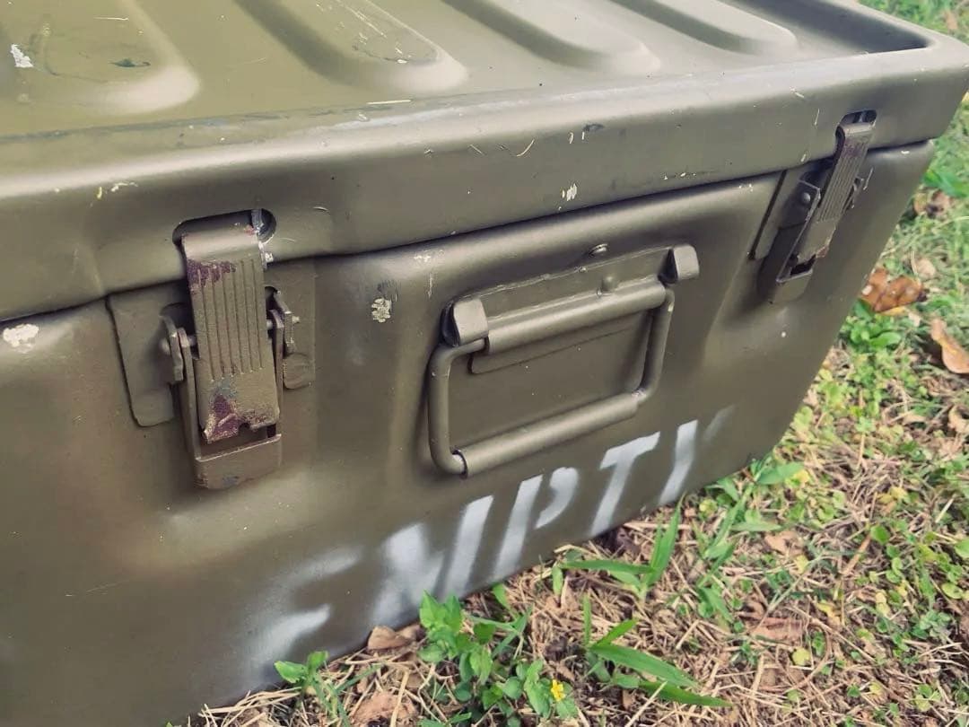 ミリタリー アルミコンテナ 米軍 払下げ 放出品 美品 アウトドア 車載