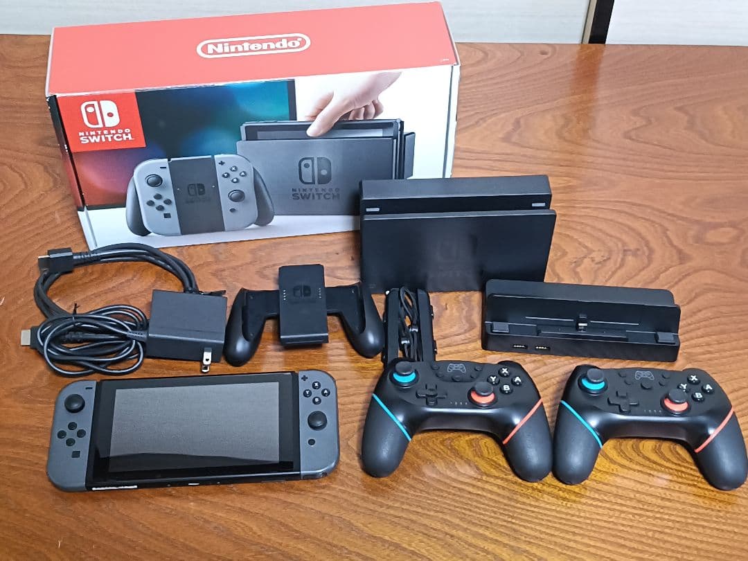 Nintendo Switch グレー(初期型) 本体&周辺機器 セット Switch本体 旧型＋周辺機器｜Yahoo!フリマ（旧PayPayフリマ）