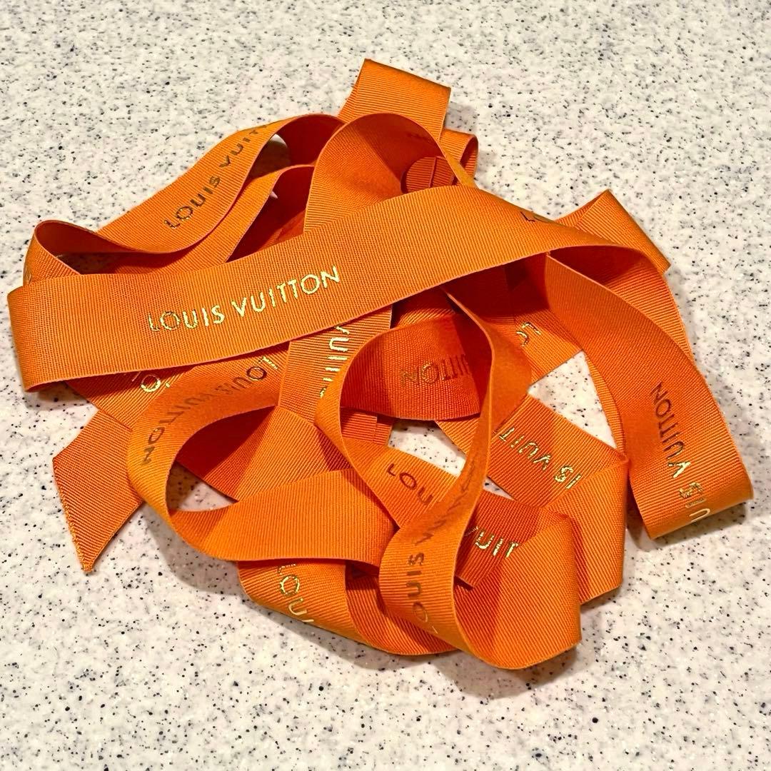 ルイ ヴィトン LOUIS VUITTON ラッピング リボン オレンジ|mercari