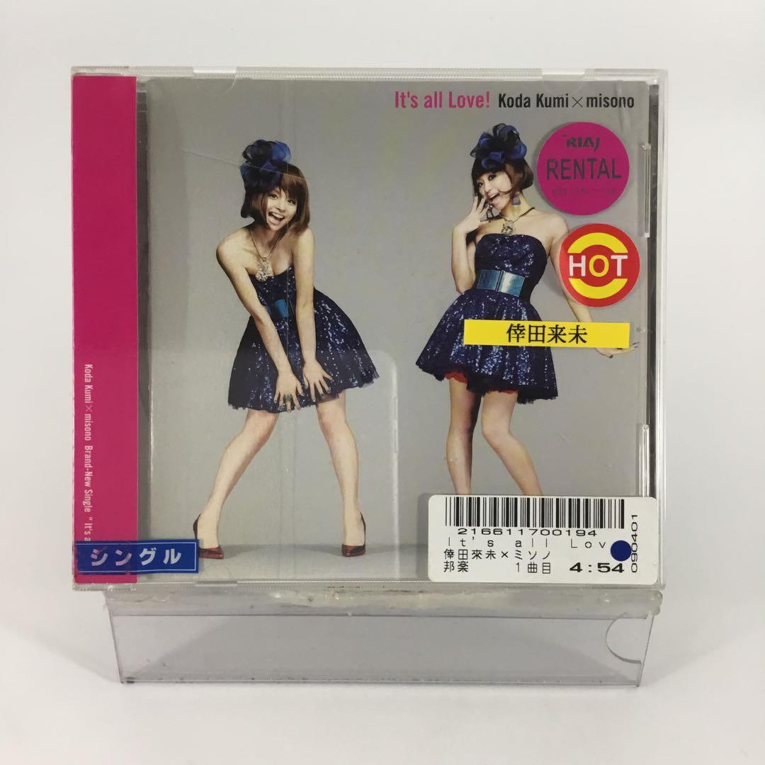 邦楽CDシングル 倖田來未 、misono It's all~ SCDこ - メルカリ