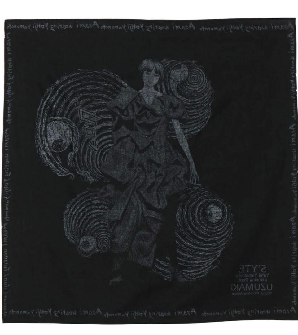 完売品ヨウジヤマモト S'YTE 伊藤潤二 うずまき あざみ スカーフYOHJI