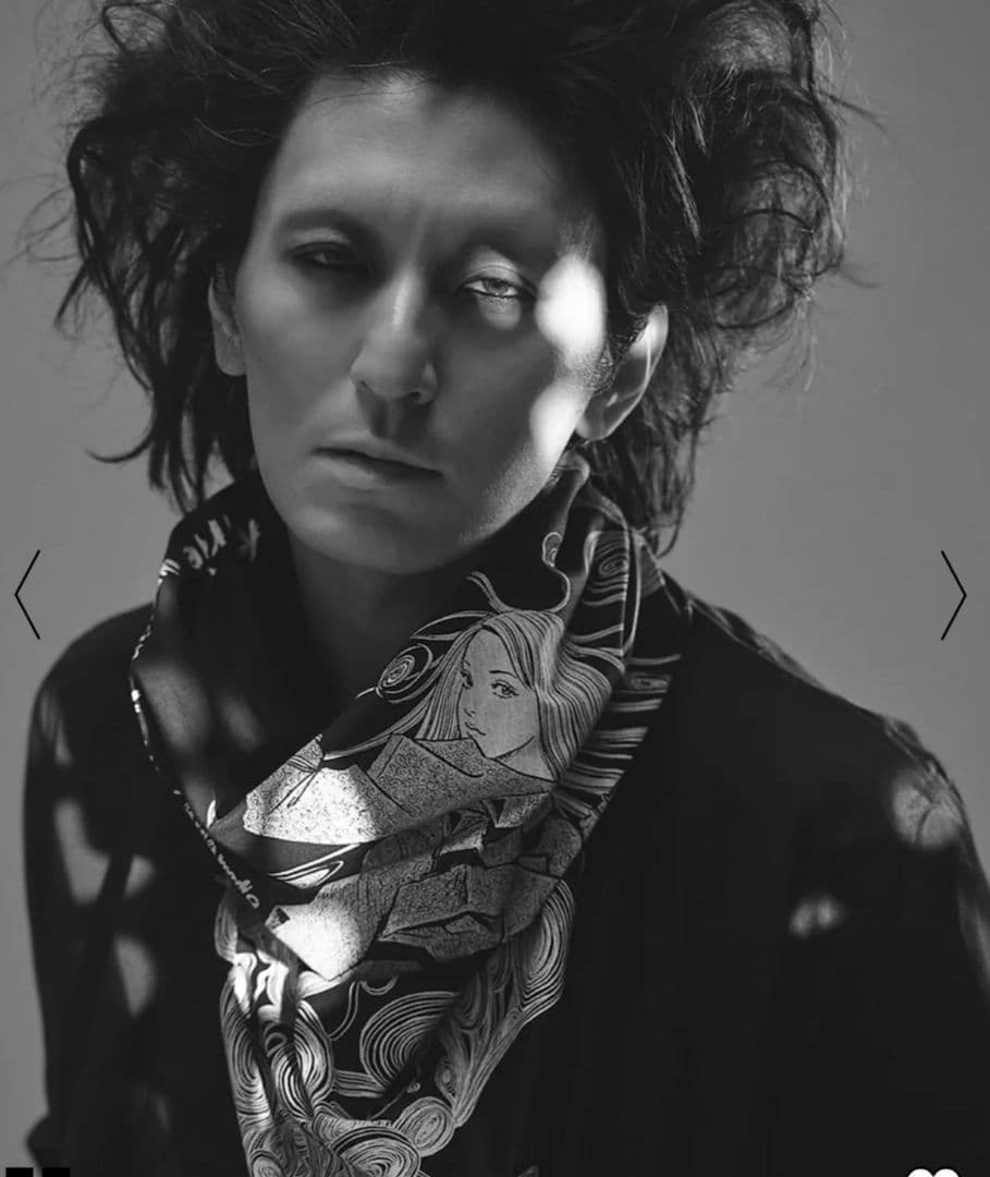 完売品ヨウジヤマモト S'YTE 伊藤潤二 うずまき あざみ スカーフYOHJI