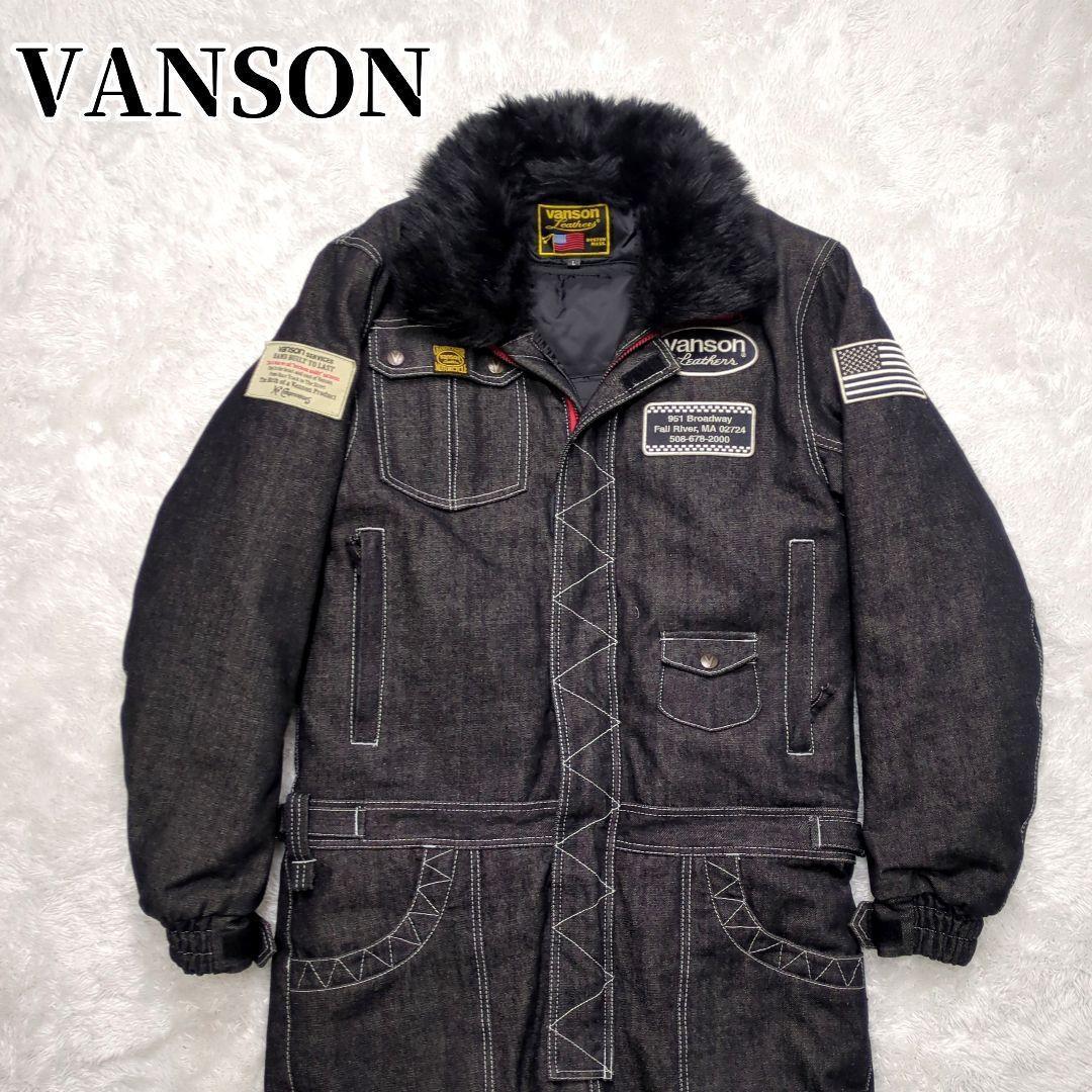 VANSON バンソン 廃盤 冬用 ボア 刺繍 つなぎ オールインワン L VANSON バンソン 廃盤 冬用 ボア 刺繍 つなぎ オールインワン L - メルカリ