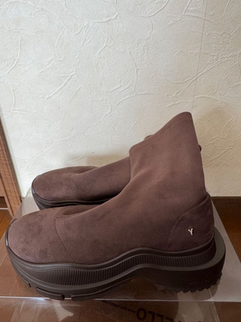 YELLO ストレッチショートブーツ スニーカーブーツ XL