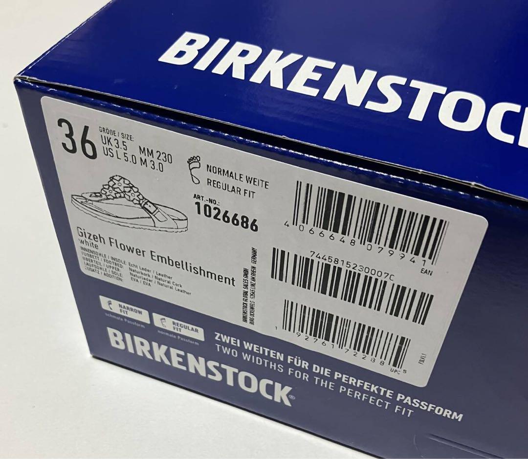 ユナイテッドアローズ別注 ビルケンシュトック ギゼ フラワー サイズ36