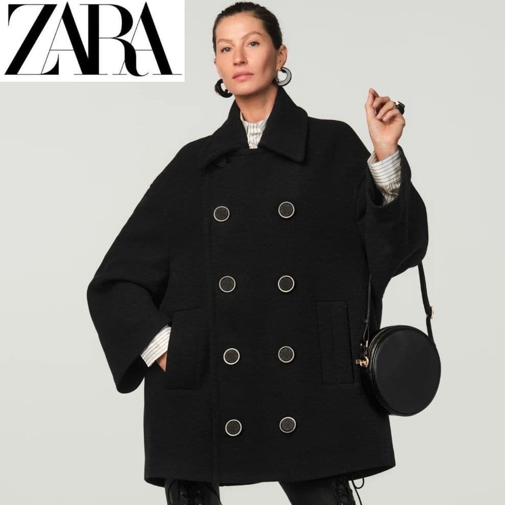 【新品タグ付】ZARA ザラ オーバーサイズコート STEFANO PILATI ZARA」がデザイナー ステファノ・ピラーティと初コラボ コートやドレス