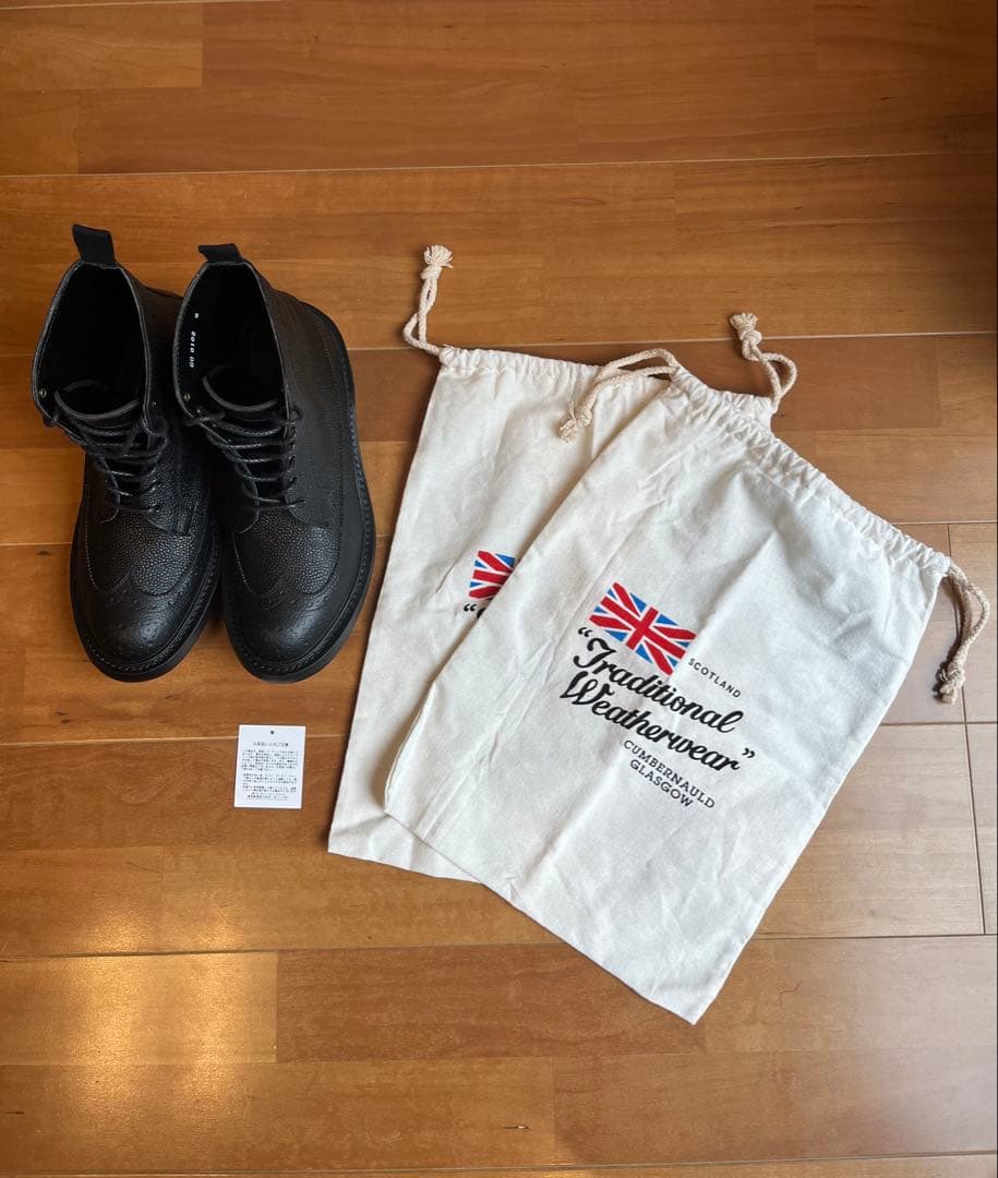 トラディショナルウェザーウェア　 レインブーツ　ブラック　24.5cm