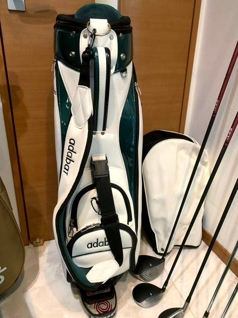 豪華 良品 ウィルソン ゴルフクラブ フルセット バッグ／アダバット