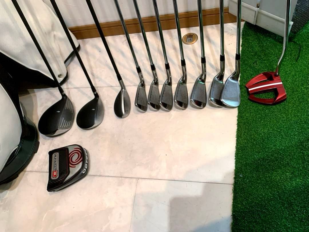 豪華 良品 ウィルソン ゴルフクラブ フルセット バッグ／アダバット