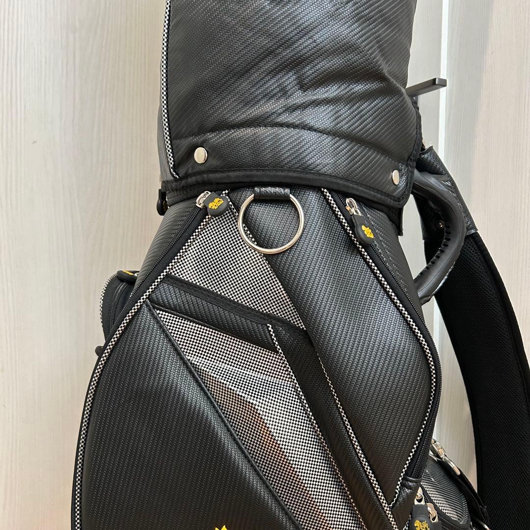 希少・美品】SINGHA シンハービール キャディバッグ ゴルフ カーボン調