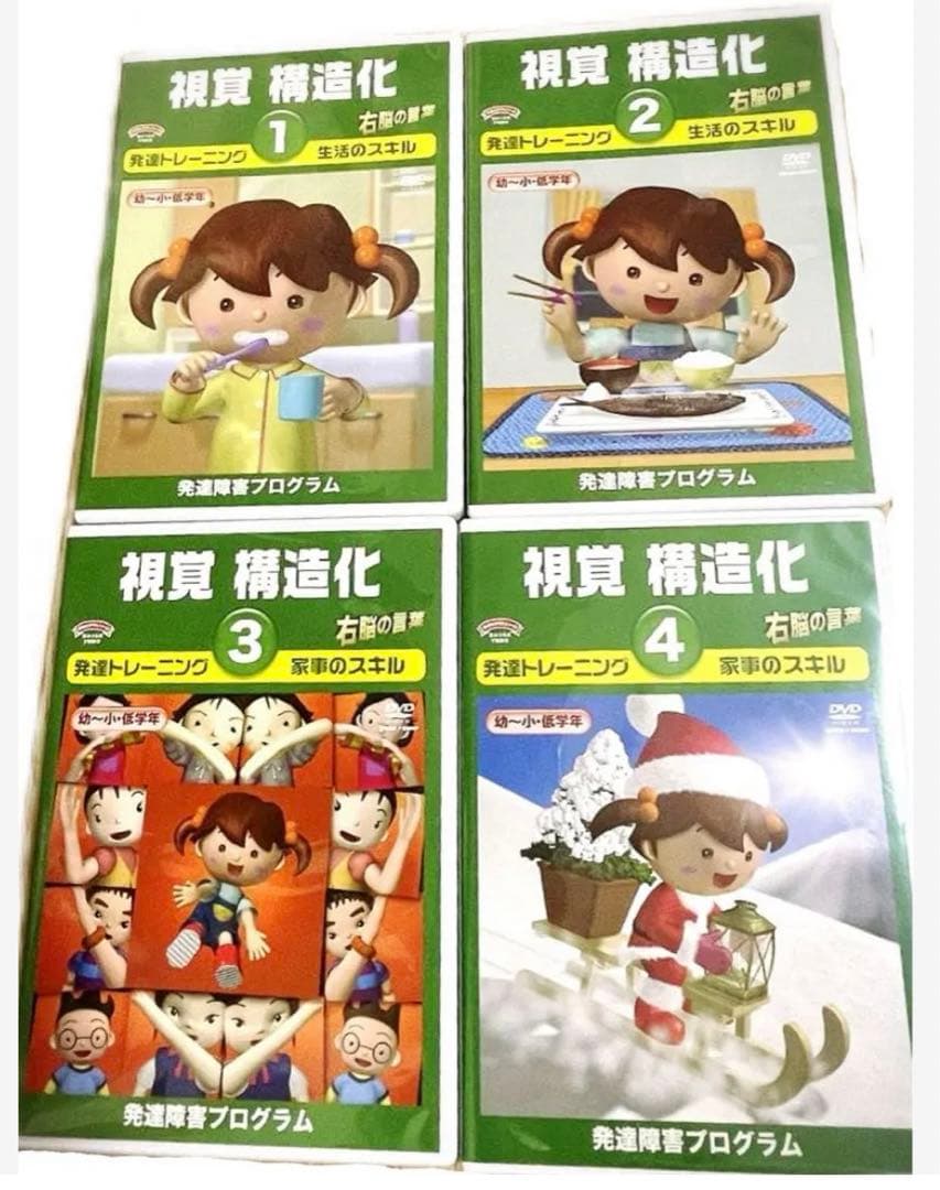 星みつる式 発達トレーニング DVD 伝えるフレーズ 視覚構造化 右脳の