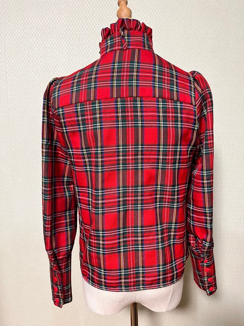 CATCOCOONクラシカルドール 長袖 セットアップ チェック ブラウス