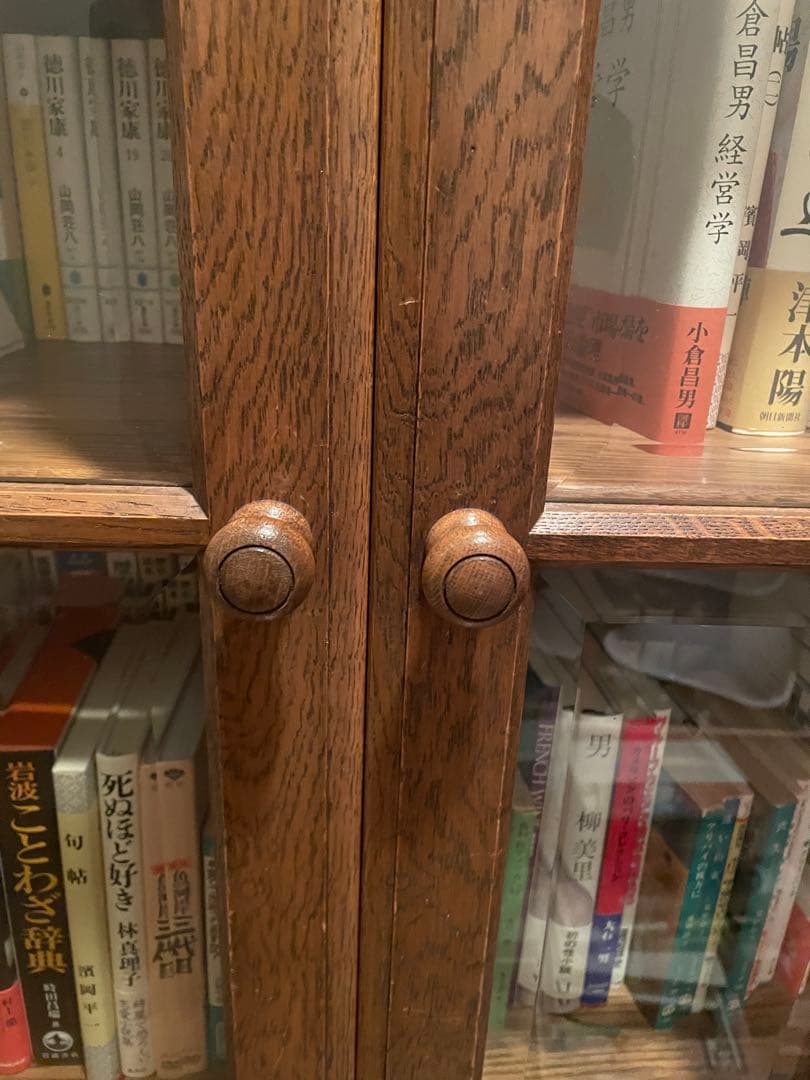 《ナラ材　本棚　》