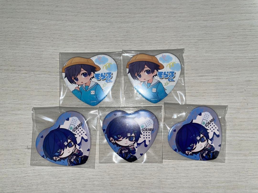 そらる 缶バッジ そまうさ デフォ - メルカリ