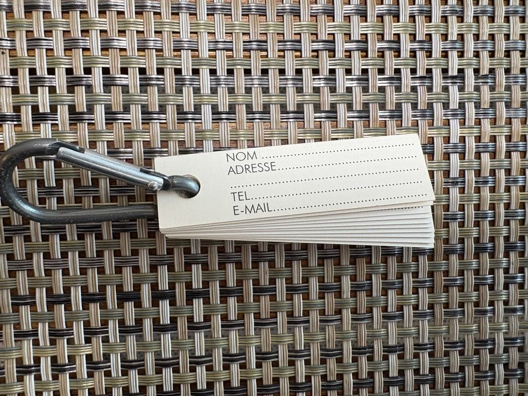 Maison Martin Margiela レザーキーリング メモ付