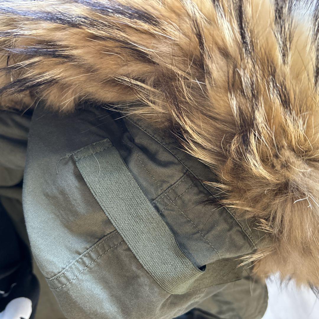 goaゴア スペシャルモッズコート カーキ リアルファー y2k archive