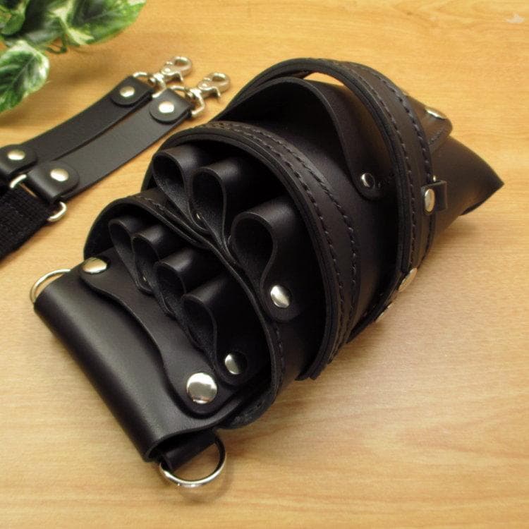 オールブラック 7丁差し 本革シザーケース SCA-254/CKA - メルカリ