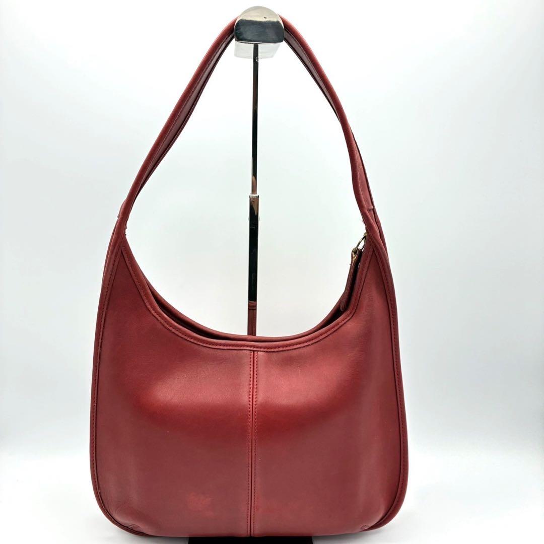 Old Coach Hobo Ergo Zip Red Rare - メルカリ