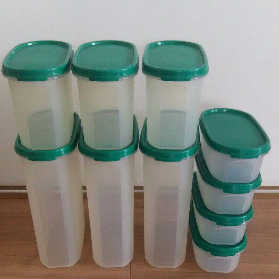 タッパーウエア  Tupperware 10個セット　スコップ型スプーン3個 タッパーウエア スコップスプーン 3 万能ナイフ2 各種スプーン5 小物10