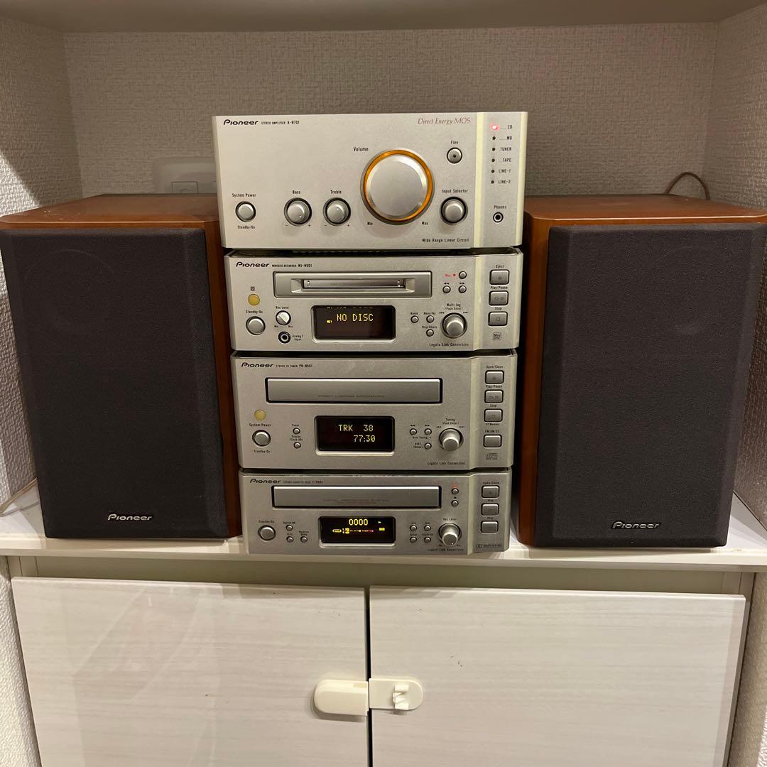 パイオニアミニコンポ FILL CD MD カセット チューナーセット - メルカリ