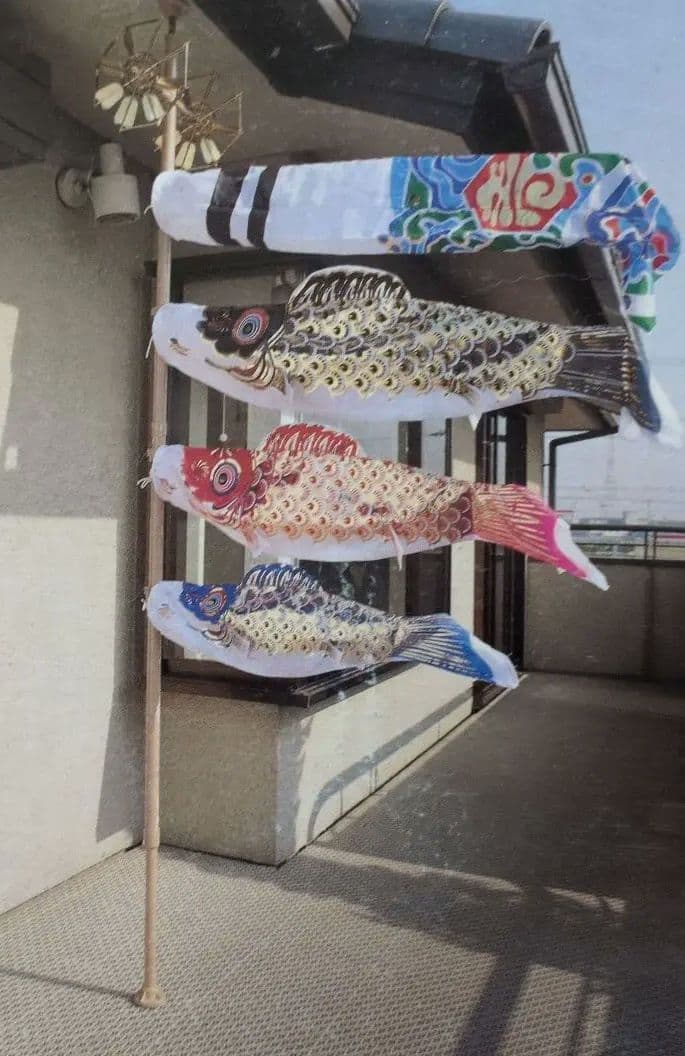 榊原　太郎黄金鯉　室内向け 鯉のぼり 高さ調整可能