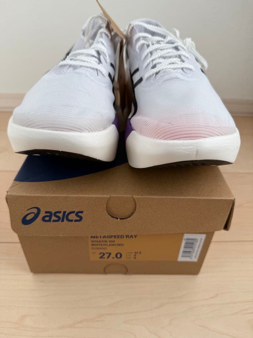 新品 未使用 アシックス METASPEED RAY メタスピードレイ 27.0 - メルカリ
