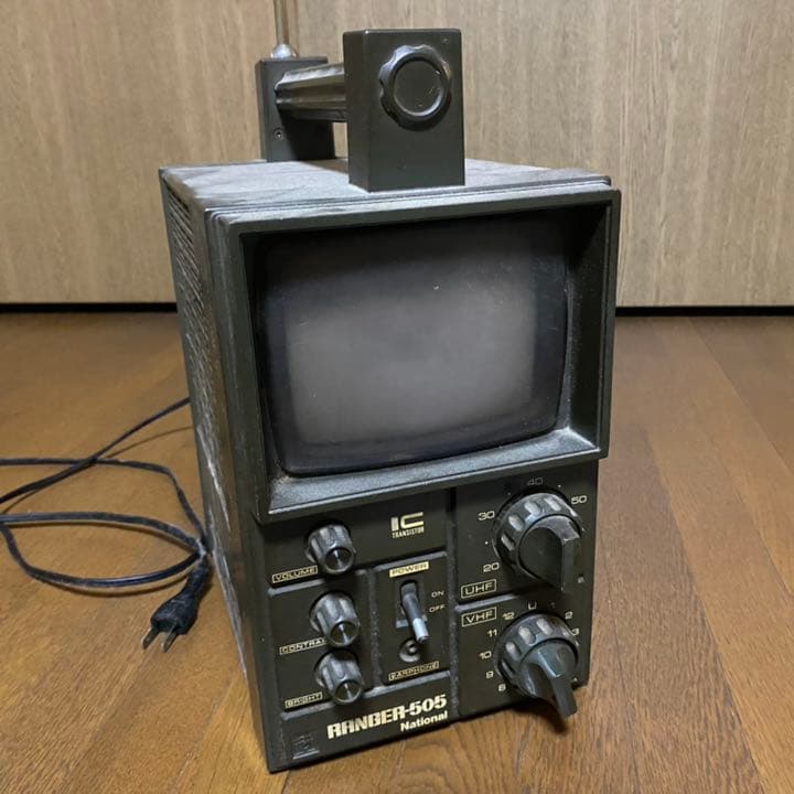 ナショナル 白黒小型テレビ RANGER-505 TR-505A 昭和 - メルカリ