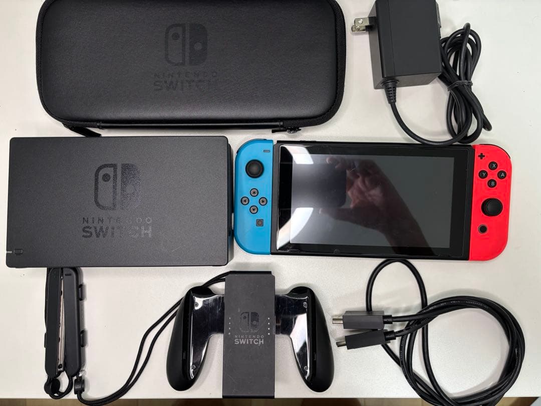 【ジャンク】ニンテンドーSwitch本体一式 1円 ジャンク Nintendo ニンテンドー/ゲーム機8点セット/71